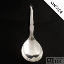 Georg Jensen Silver Serving Spoon - Ornamental/ Pyntebestik #21 - VINTAGE