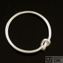 Danish Silver Ring w/ Knot - Lund Copenhagen