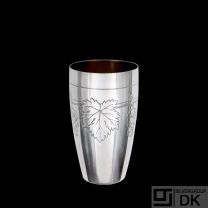 A. Michelsen - Copenhagen. Sterling Silver Cup / Vase - Anno 1900.