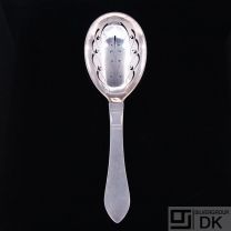 Georg Jensen. Silver Strawberry Spoon 181 - Continental / Antik