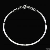 Hans Hansen - Denmark. Sterling Silver Necklace. 1960s