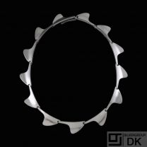 Bent Knudsen - Denmark. Handmade Sterling Silver Necklace #2.