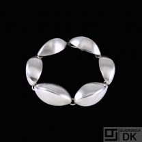 Bent Knudsen - Denmark. Modern Sterling Silver Bracelet #56.