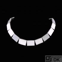Bent Knudsen - Denmark. Sterling Silver Necklace. 1960s