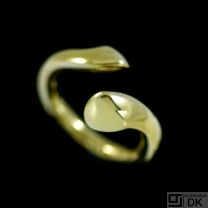 Georg Jensen. 18k Gold Ring #1262 - Devoted Heart.