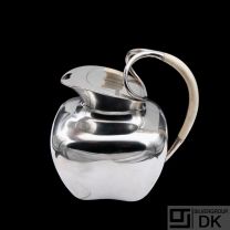 C.C. Hermann - Copenhagen. Sterling Silver Tea Pot #D56.