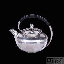 COHR. Danish Art deco Sterling Silver Tea Pot.