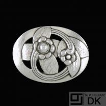 Georg Jensen. Sterling Silver Brooch #13. 1915-32 Hallmarks