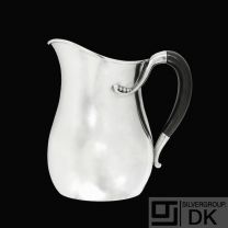 Evald Nielsen 1879-1958. Silver Pitcher with Ebony Handle - 1945.