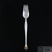 Sterling Silver Dinner Fork. Danish Crown / Dansk Krone.