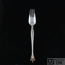 Sterling Silver Luncheon Fork. Danish Crown / Dansk Krone.