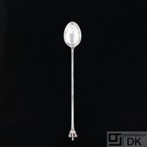 Sterling Silver Iced Tea / Latte Spoon. Danish Crown / Dansk Krone.