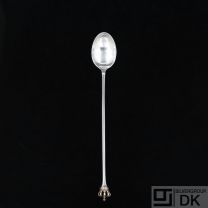 Sterling Silver Iced Tea / Latte Spoon. Danish Crown / Dansk Krone.