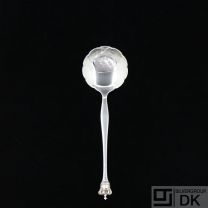 Sterling Silver Serving Spoon, 14,2 cm. Danish Crown / Dansk Krone.