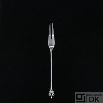 Sterling Silver Cold Cuts Fork. Danish Crown / Dansk Krone.