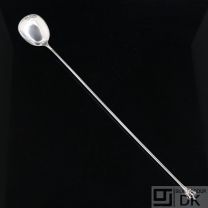 Sterling Silver Mixing Spoon, 30,5 cm. Danish Crown / Dansk Krone.