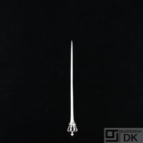Sterling Silver Cocktail Pick. Danish Crown / Dansk Krone.