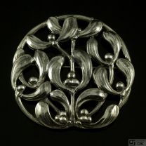 Danish Art Nouveau Silver Brooch - C.Sørensen - Copenhagen 1893 - 1937