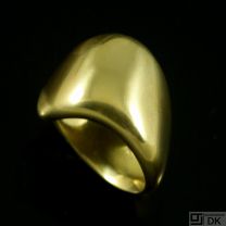 Georg Jensen 18k Gold Right Little Finger Ring #1437 - Minas Spiridis