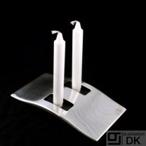 Georg Jensen. 100 Year Anniversary Sterling Silver Candlestick. #1387 -  Henrik Fisker