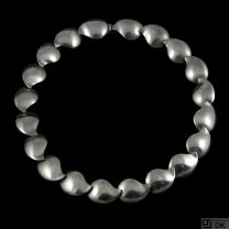 S. Chr. Fogh. Modern Danish Sterling Silver Necklace - 1960s