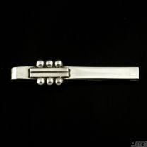 Georg Jensen Sterling Silver Tie Bar / Clip #61. - Harald Nielsen - 1945-51 Hallmarks