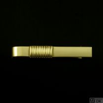 Georg Jensen 18k Gold Tie Bar / Clip #1052B. - Harald Nielsen