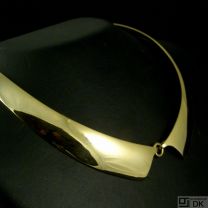 Bent Gabrielsen. 14k Gold Neck Ring #438 - 1960s