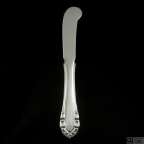 Georg Jensen. All Silver Butter Spreader - Lily of the Valley / Liljekonval - Vintage.