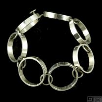 Hans Hansen - Denmark. Sterling Silver Bracelet. 1960's