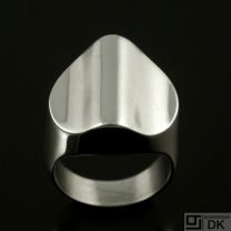 Hans Hansen. Modern Sterling Silver Ring