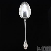 Evald Nielsen. No. 10. Silver Serving Spoon 23,7 cm.