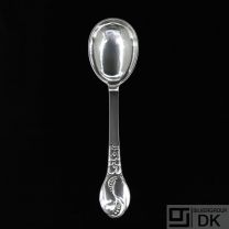 Evald Nielsen. No. 12. Silver Serving Spoon, 20 cm.