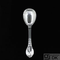 Evald Nielsen. No. 12. Silver Serving Spoon, 19 cm.