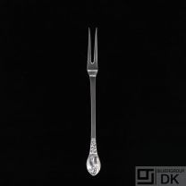 Evald Nielsen. No. 12. Silver Meat Fork, 17,6 cm.