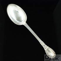 Evald Nielsen. No. 13. Silver Serving Spoon. 29 cm.