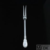 Evald Nielsen. No. 13. Silver Meat Fork, Large. 20 cm.