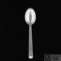 Evald Nielsen. No. 28. Silver Dessert Spoon.