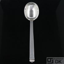 Evald Nielsen. No. 28. Silver Serving Spoon. 23,8 cm.