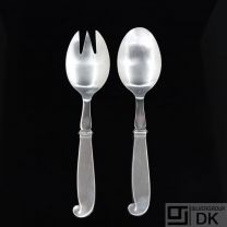 Evald Nielsen. No. 29. Silver Salad Serving Set.