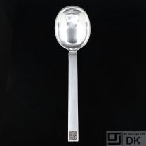 Evald Nielsen. No. 33. Silver Serving Spoon 22,8 cm.