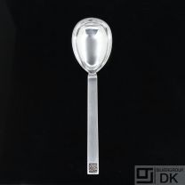 Evald Nielsen. No. 33. Silver Serving Spoon 19,5 cm.