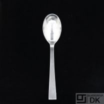 Evald Nielsen. No. 35. Silver Dessert Spoon.