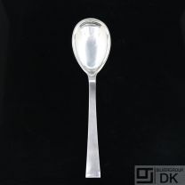 Evald Nielsen. No. 35. Silver Serving Spoon 19,9 cm. 
