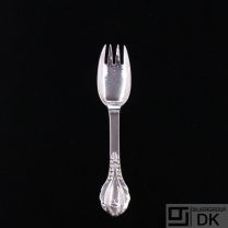 Evald Nielsen. Silver Child's Spork. Spoon / Fork. No. 3