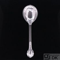Evald Nielsen. No. 3. Silver Serving Spoon. Medium. 22,5 cm