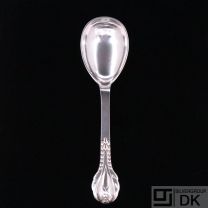 Evald Nielsen. No. 3. Silver Serving Spoon. Small. 19,2 cm