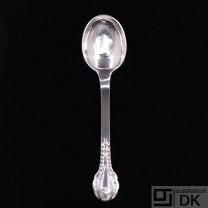 Evald Nielsen. No. 3. Silver Serving Spoon, curved. 19,8 cm