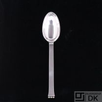 Evald Nielsen. Silver Dessert Spoon. No. 27