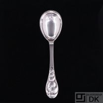 Evald Nielsen. No. 4. Silver Serving Spoon. Small. 20 cm